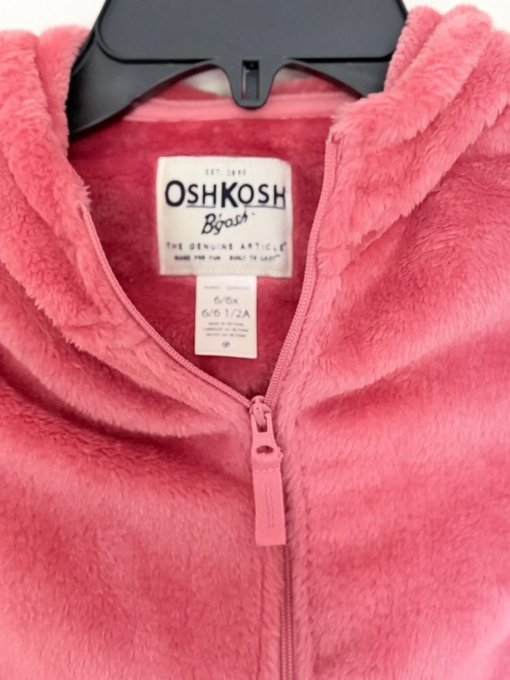 Osh Kosh Fleece zip up jacket